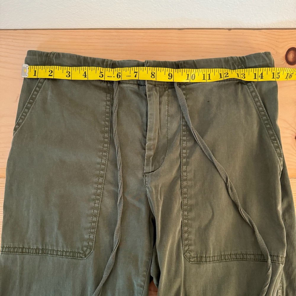 Lou & Grey Cosmic Drawstring Joggers Olive Army Green S - Picture 12 of 14